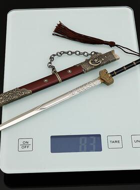 神话游戏周边杨戬佩剑斩魔剑22CM带鞘全金属工艺品摆件