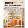 800 library L-shaped corner storage rack simple 90-degree right-angle shelf 7-shaped storage storage steel shelf hole board