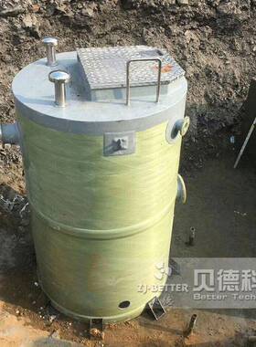 智能103一体化水雨水站源头厂广东地埋式污提工升泵站玻璃钢泵材