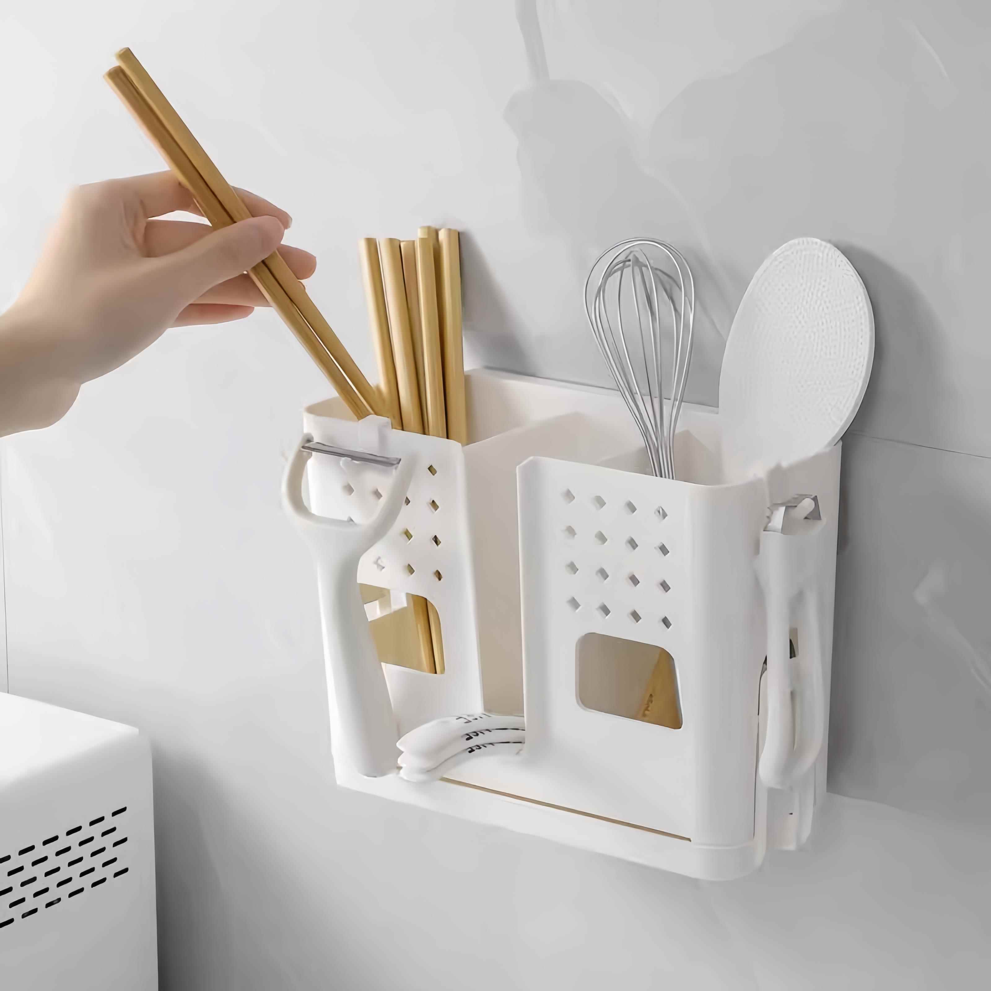 Chopstick storage box drained Kuaizi chopstick barrel wall-mounted chopstick cage household kitchen chopstick barrel storage rack for chopsticks