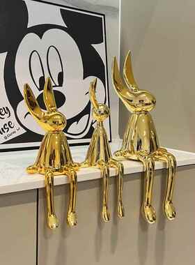 居家客厅入口电视柜鞋柜高端蓝色软饰