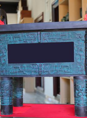 司母戊鼎中大型仿古黄铜鼎雕塑青铜鼎盛千秋方鼎四足方宝鼎工艺品