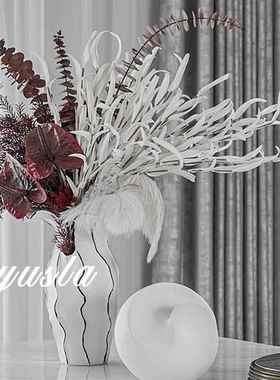 爆款中古法式客厅茶几插干花瓶花器餐厅售楼处别墅简约摆件