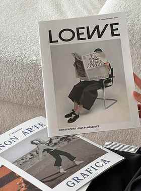 时尚杂志摆件装饰书创意拍摄道具真书画 画册民宿客厅电视柜房间