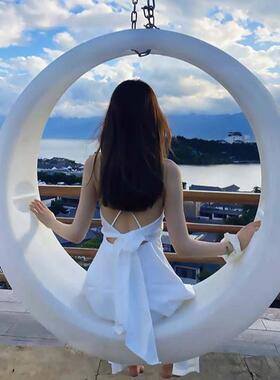 云朵秋千发光文旅地产户外庭院灯广场景区景观灯互动网红灯造景灯