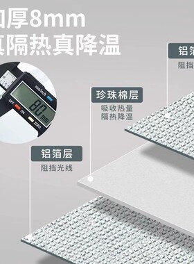 Window sun protection and heat insulation film, balcony glas