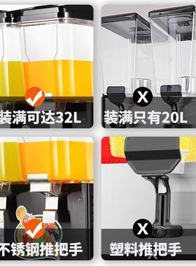 厂家直销商用果汁机黑色款全自动单缸双缸三缸自助饮料机跨境热卖