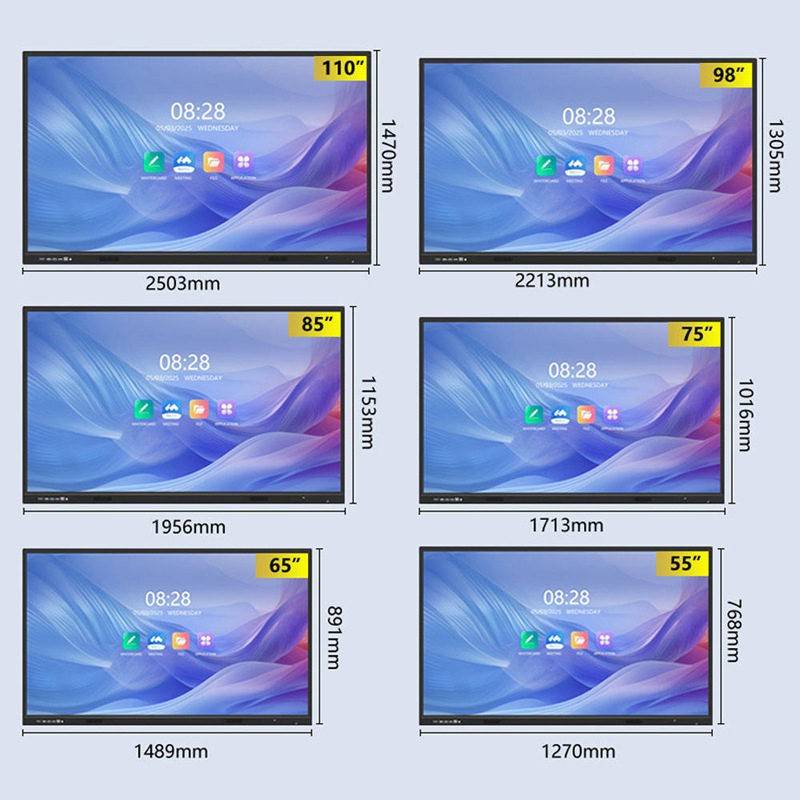 Teaching conference tablet computer all-in-one multimedia touch electronic whiteboard display 100-inch touch TV