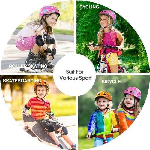 Cute Kids Bike Helmet Boys Girls Helmets Orange Dinosaur - 图2