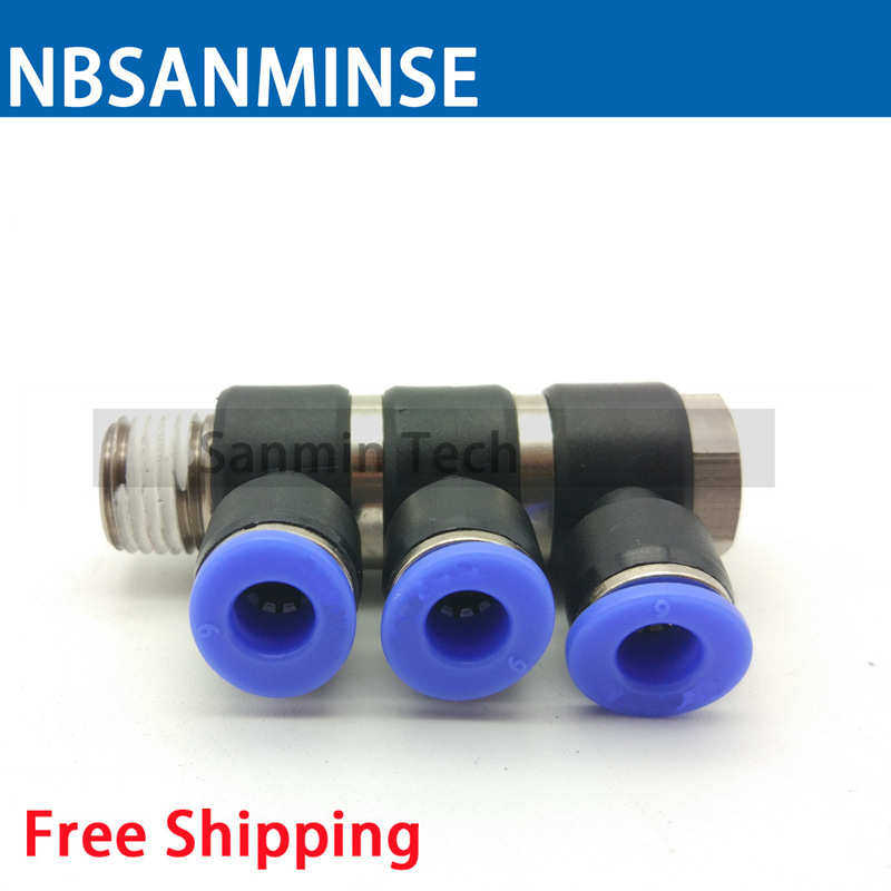 NBSANMINSE PHT3 串联直角 1/8 1/4 3/8 1/2 快速接头 塑料接头,淘宝优惠券,粉丝福利购,淘宝优惠卷