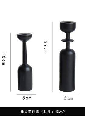 高档高级感奢摆件酒柜样板间客厅电饰视橱柜轻术高档艺摆设现代软