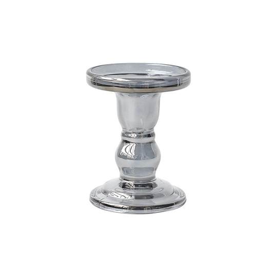 Ins Roman column glass candlestick French retro ornaments romantic candlelight dinner decoration photo props