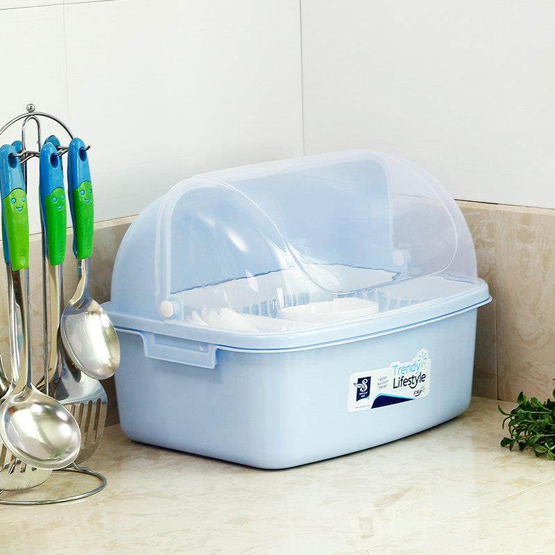 宝宝奶瓶收纳盒PP婴儿餐具箱大号晾晒干 干燥架沥水杯防尘收纳置,淘宝优惠券,粉丝福利购,淘宝优惠卷