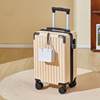 New 18-inch small password suitcase for men and women, lightweight leather suitcase, universal wheel trolley case, cute