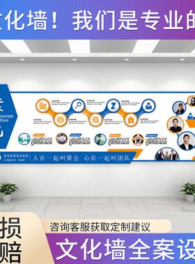 企业文化墙定制励志3d立体壁贴公司员工风采形象展示墙背景墙装饰