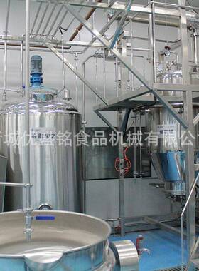茉莉花茶饮料调配机器含气饮料加工设备玻璃装果醋灌装生产线