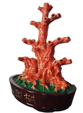 财源广进招财树发财树diy手工艺品摆件半成品树干树盆底座高招财