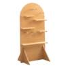 Drop-style solid wood perforated board floor rack vertical fitness arch SRE-shaped living room storage perforated board multi-function
