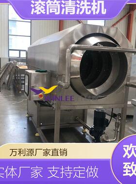 核桃仁加工设备去皮机滚筒式坚果仁清洗设备商用葛根洗机