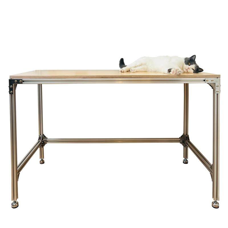 工业风铝型材海洋板办公桌家用书房电脑桌工作室写字台工作用桌子,淘宝优惠券,粉丝福利购,淘宝优惠卷