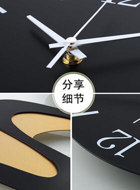 约时钟钟厅创意挂潮流时尚大气挂表墙LD0822上现代个性简抽象金客