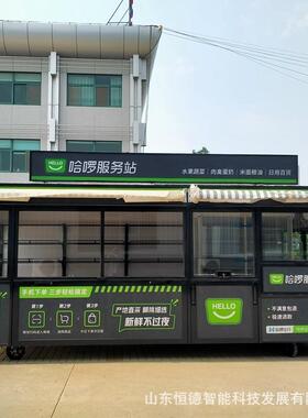 恒德店车生鲜超市专用房车多功能移动售货车水果车烧烤车果蔬车