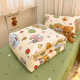 Ins Cotton Small Fresh Cartoon Student Door Three-Piece Set Pure Cotton Quilt Cover Bed Sheet Four-Piece Set Bedding