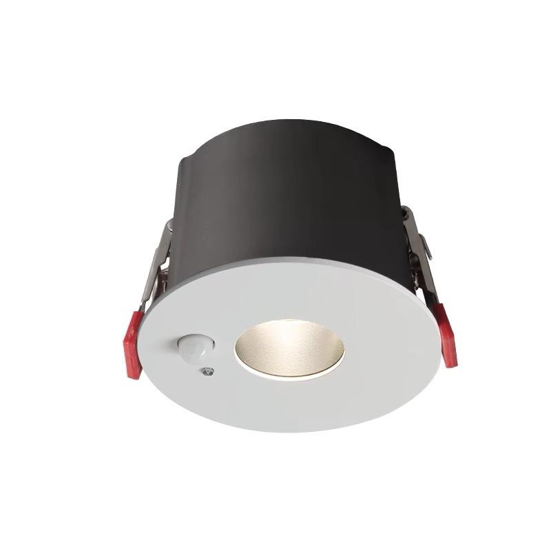 Inductive light-controlled spotlights, embedded surface-mounted aisle corridors, door openings, entrance hall downlights, narrow-edge anti-glare spotlights