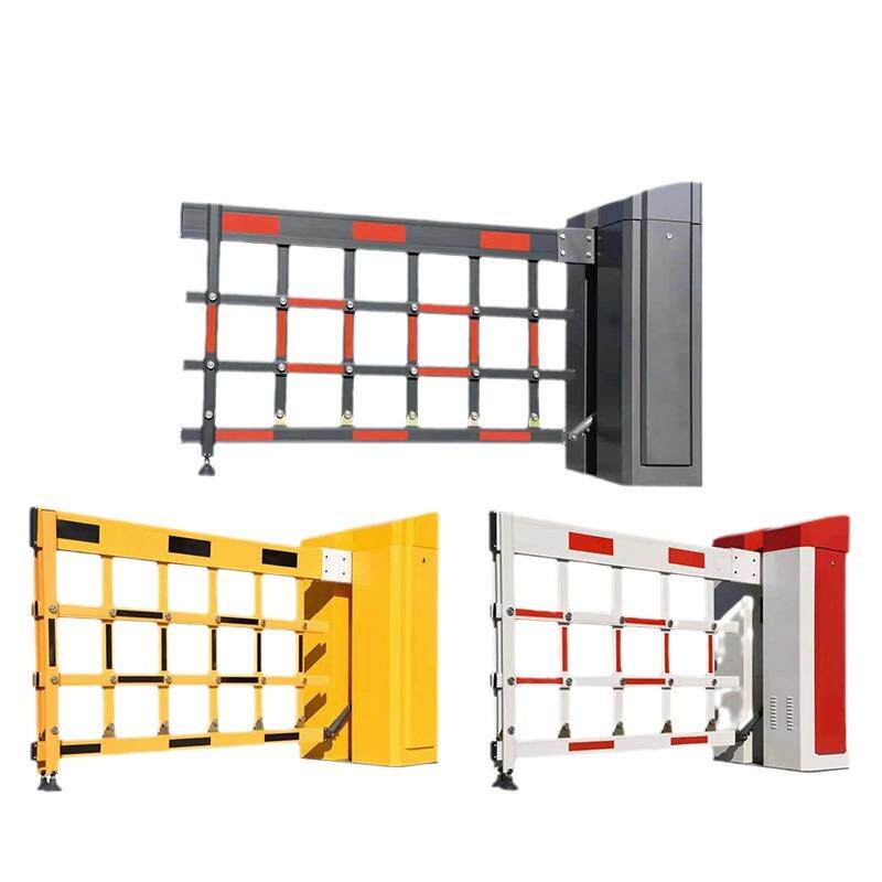 Intelligent advertising heavy-duty community access control electric dual-chassis charging system identification lifting and lowering barrier all-in-one machine