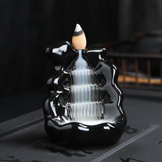 Factory direct sales creative backflow incense burner backflow incense sandalwood ceramic incense burner ornaments available