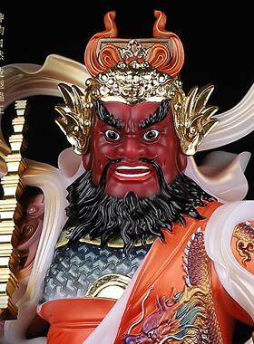 武财神爷赵公明供奉神像汉白玉骑黑虎五路玄坛赵元帅家用店铺摆件