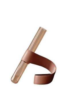 器简约创意餐桌花插电视柜花瓶桌面皮质软现代样板间茶几玻璃花装