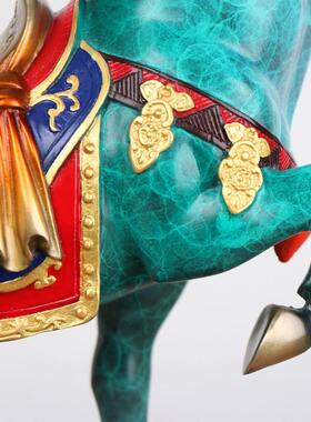 杨铜摆记铜铜马烧色马马0117件彩铜马客厅公室工艺品办摆件