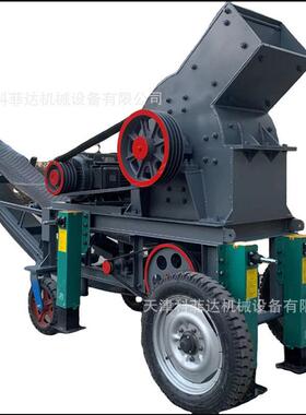 PC800*600锤式破碎机直供建筑垃圾墙体混凝土砌块打砂机锤片式