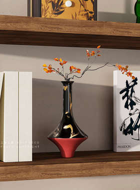 艺贝子样板间宋代美学禅意复古软装饰品侘寂风原木风壁笼软装摆件