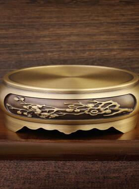 工艺品纯铜香炉底座底座装饰摆件