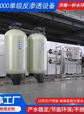 纯水设备净水设备4吨/小时养殖场水处理设备RO-400级反渗透设备