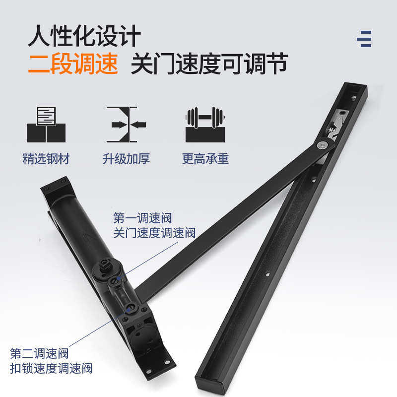 暗装隐藏式闭门器 酒店宾馆自动关门器 液压缓冲滑轨静音关门器,淘宝优惠券,粉丝福利购,淘宝优惠卷