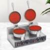 Cross-border hot selling double-head waffle oven, commercial waffle maker, heart-shaped electric heating pancake machine, commercial waffle maker, electric pancake stall