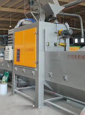 除锈喷砂机输送式喷沙机五金压铸件表面处理喷砂设备厂家全自动