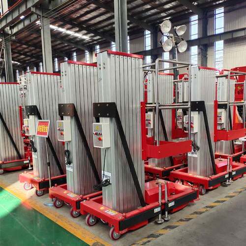 铝合金式遥控升降机4-10米电动液压云梯小型家用迷你高空作业平台 - 图0