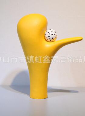 轻奢生命树摆件树脂现代简约样板间客厅茶几桌面装饰品送礼摆件