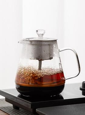 瓷有情底部上水高硼硅玻璃快煮壶配件单炉壶锅煮茶器茶台嵌入式