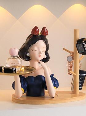 少女心玄关钥匙收纳摆件卧室装饰品ins客厅电视柜鞋乔迁新居礼物