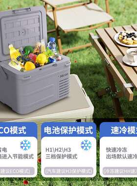 惠康车载冰箱压缩机制冷12V24V车家两用冷冻冷藏汽车货车小型冰柜