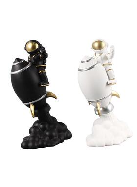 北欧简约现代样板房儿童房布置创意可爱动物人物抽象雕塑装饰摆件