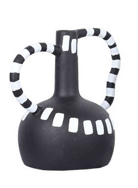 欧式创意波点插花花器树脂工艺品摆件样板间玄关客厅家居软装饰品