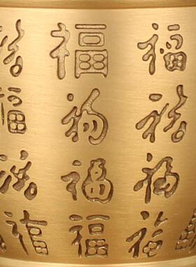 铜金蟾百福缸黄铜聚宝盆摆件客厅家居存钱罐店铺玄关装饰工艺礼品