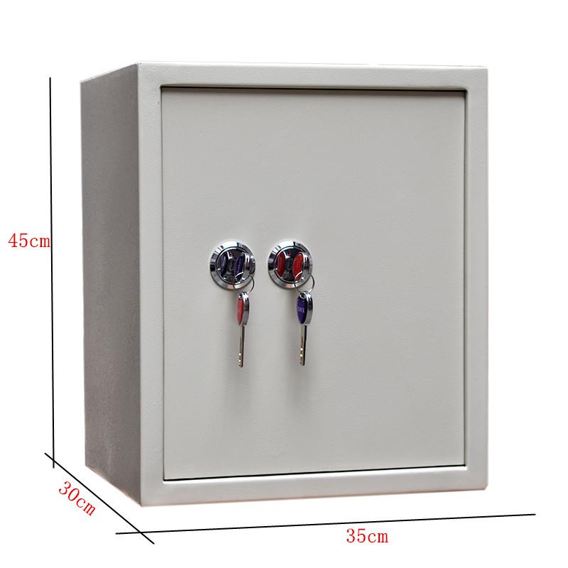 Mechanical old-fashioned double double lock elderly anti-theft safe home small office safe in-wall safe