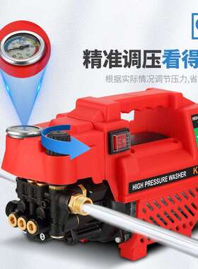 家用小型洗车机手提式220V大功率刷车水泵供应高压水枪清洗机